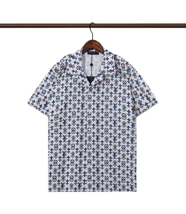 Louis Vuitton Shirts for Louis Vuitton short sleeved shirts for men #A59974