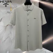 Prada Shirts for Prada Short-Sleeved Shirts For Men #A65069
