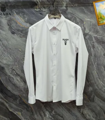 Prada Shirts for Prada long-sleeved shirts for men #A61250