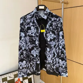 Versace Shirts for Versace Long-Sleeved Shirts for men #B69596