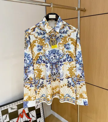 Versace Shirts for Versace Long-Sleeved Shirts for men #B69598