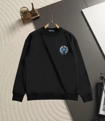 Chrome Hearts Cross Embroidery Crew Neck Sweatshirt, 2 Colors #B67399 Chrome Hearts Cross Embroidery Crew Neck Sweatshirt, 2 Colors #B67399