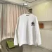 Chrome Hearts Multi‑Color Cross Logo Crewneck Sweatshirt, Black White #B67860