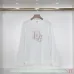 D-ior Embroidered Logo Round Neck Sweatshirt Black/White #A53792