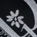 D-ior Embroidered Logo Round Neck Sweatshirt Black/White #A53792