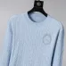 Dior Men Cable Knit Crewneck Sweater Off White, Black, Light Blue #B69143