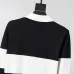 Dior Men Color Block Stripe Polo Knit Sweater Green, Black #B69144