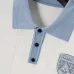 Dior Men Contrast Collar Polo Knit Sweater White, Black #B69137