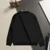Dior Mini Four‑Leaf Clover Embroidered Crewneck Sweatshirt Black White #B67879
