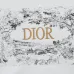 D-ior White/Black Sweatshirt With Artistic Landscape Print And Gold Logo For Luxury Casual Wear #A54277