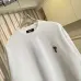 FENDI Crewneck Sweatshirt Mini Bear Embroidery Logo White, Black #B68604
