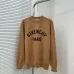 Givenchy Paris Letter Logo Crewneck Knit Sweater, Camel &amp; Black #B69199
