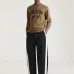 Givenchy Paris Letter Logo Crewneck Knit Sweater, Camel &amp; Black #B69199