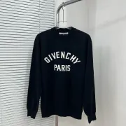 Givenchy Paris Letter Logo Crewneck Knit Sweater, Camel &amp; Black #B69199