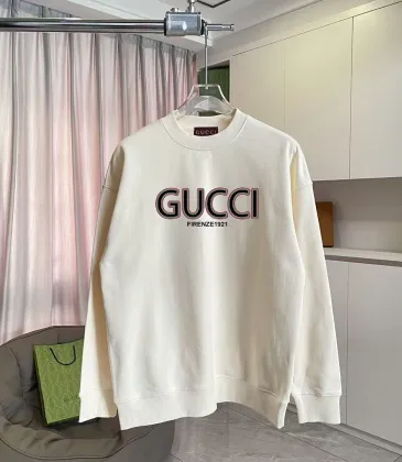Gucci Classic Logo Crew Neck Sweatshirt, Cream &amp; Black #B67874