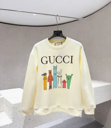Gucci Colorful Cartoon Print Crew Neck Sweatshirt, Cream #B67870
