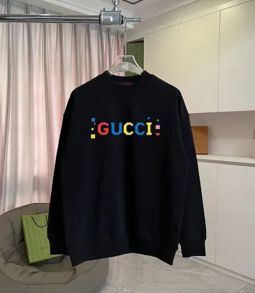 Gucci Crewneck Sweatshirt Colorful Pixel GUCCI Logo Off White, Black #B68601