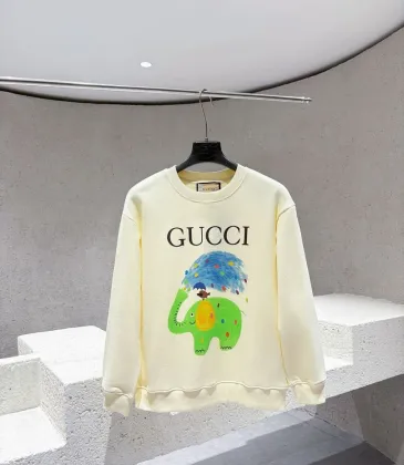 Gucci Elephant Graphic Crewneck Sweatshirt, Cream #B67871