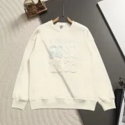 Loewe Anagram Embroidered Crew Neck Sweatshirt Multi‑Colors #B67657 Loewe Anagram Embroidered Crew Neck Sweatshirt Multi‑Colors #B67657