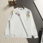 Loewe Multicolor Anagram Shoulder Embroidery Crew Neck Pullover Sweatshirt For Men 2‑Colors #B67392 Loewe Multicolor Anagram Shoulder Embroidery Crew Neck Pullover Sweatshirt For Men 2‑Colors #B67392