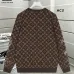 Louis Vuitton 2026FW Monogram Graffiti Wool Blend Crewneck Sweater, Brown #B68818