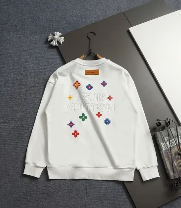 Louis Vuitton Classic Logo 3D Embossed Embroidery Crewneck Sweatshirt #B67439