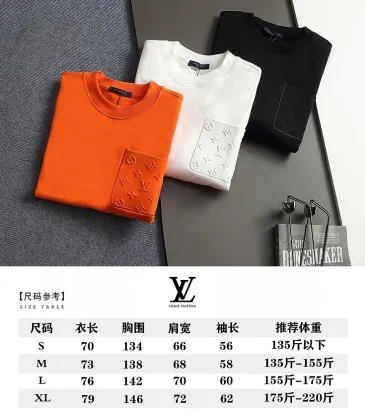 Louis Vuitton Classic Logo Embossed Embroidery Crewneck Sweatshirt #B67435