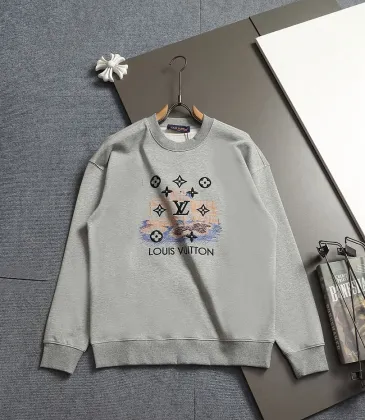 Louis Vuitton Classic Logo Multicolor Embroidered Crewneck Sweatshirt #B67437