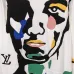 Louis Vuitton Colorful Face Jacquard Crewneck Sweater, White #B68819