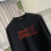 Louis Vuitton Crewneck Sweatshirt Red Script Logo, Black, White #B68574