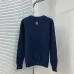 Louis Vuitton Dog Graphic LV Logo Crewneck Knit Sweater, Navy #B69198