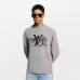 Louis Vuitton Fox Logo Knit Crewneck Sweater, Grey #B69196