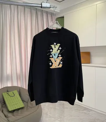 Louis Vuitton Graphic Star Letter Crew Neck Sweatshirt Men Fashion Streetwear Pullover #B67227