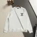 Louis Vuitton Minimal Small LV Embroidery Crew Neck Pullover Sweatshirt For Men 3‑Colors #B67391