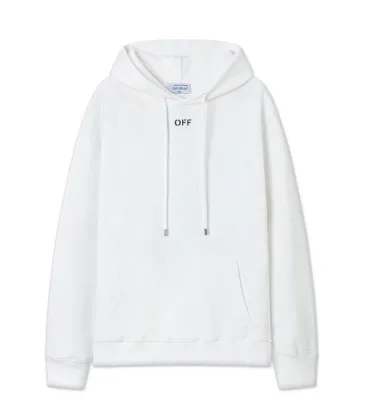 Off White Minimalist White Hoodie With Signature OFF Logo And Classic Design Black/White #A54328 Off White Minimalist White Hoodie With Signature OFF Logo And Classic Design Black/White #A54328