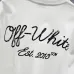 Off-White Long Sleeve Tee Est.2013 Script Logo, Black, White, Pink #B68570