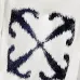 Off-White Long Sleeve Tee Frayed Arrow Back Graphic, Black, White #B68571