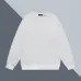 Chic Prada Milano Embroidered White/Black Crew Neck Sweatshirt for Fashion Lovers #A54270