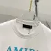 Amiri T-shirts Blue logo #A46857