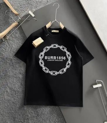 Burberry T-Shirts for MEN Chain Black/White #A46933