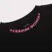 Chrome Hearts Long Sleeve Tee Pink Gothic Script Print Black #B68608