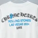 Chrome Hearts x Rolling Stones Las Vegas Long Sleeve Tee, White, Black #B68583