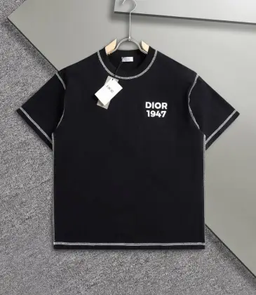 D-ior T-shirts for men 1947 Black/White #A47007