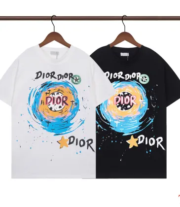 D-ior T-shirts for men 270g Black/White #A53119