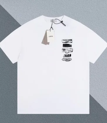 D-ior T-shirts for men Black/White #A49397