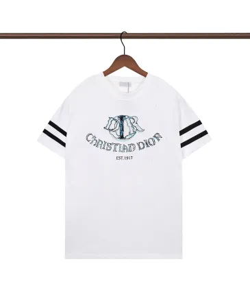 D-ior T-shirts for men Christian D-ior EST1917 Black/White #A53929