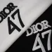 D-ior T-shirts for men Letter Printing 47 Black/White #A48650