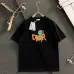 D-ior T-shirts for men Orange logo #A46996