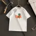 D-ior T-shirts for men Orange logo #A46996
