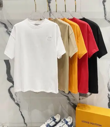 D-ior T-shirts for men Solid Color Black/White/Red/Yellow #A47022